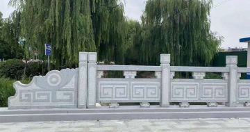 郑州 芝麻灰桥栏杆、河道栏杆安装效果