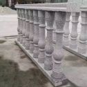郑州 芝麻白圆形光面花瓶柱，栏杆