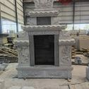 郑州 芝麻灰高档墓碑、土墓，一套也支持定做