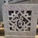 郑州 芝麻白花岗岩镂空雕花灯笼