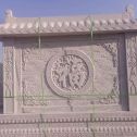 郑州 芝麻白花岗岩屏风，照壁，影壁