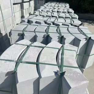 郑州 芝麻灰弧形路沿石