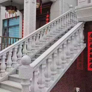 郑州 天然石材 阳台庭院护栏、栏杆