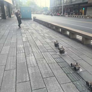 郑州仿古石铺装效果