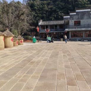 郑州仿古石铺装效果