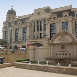 郑州花岗岩黄金麻建筑外墙干挂案例