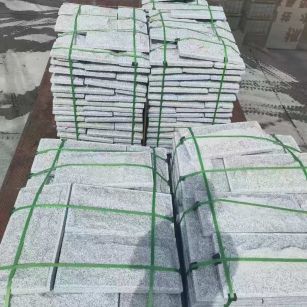 郑州 芝麻白蘑菇石装车出货