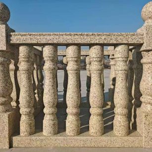 郑州 黄金麻栏杆（扶手，花瓶柱，将军柱）