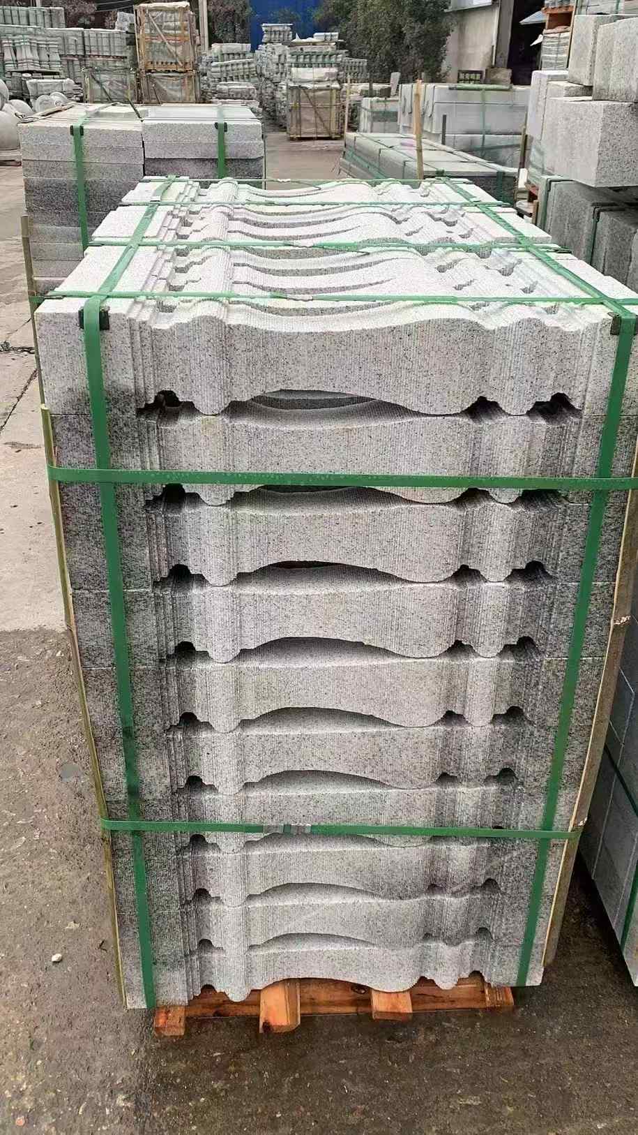 郑州 芝麻白方形拉丝面，栏杆花瓶柱