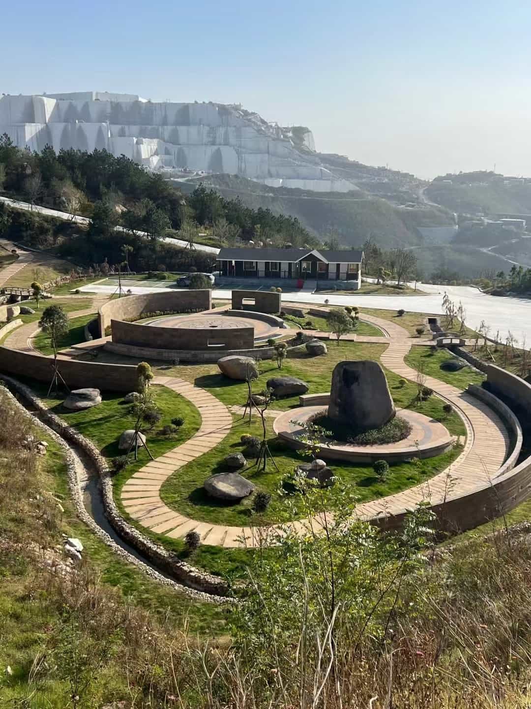 郑州仿古石铺装整体效果