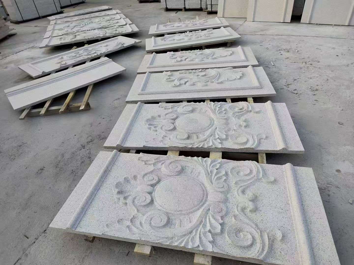 郑州 芝麻白干挂雕花板