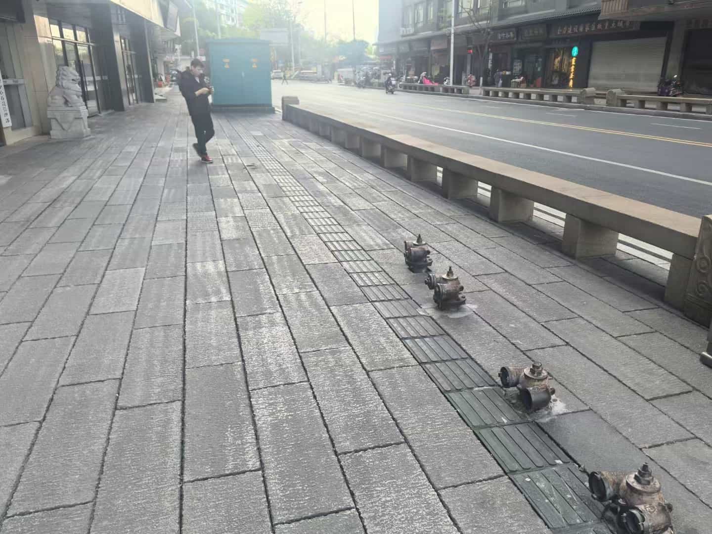 郑州仿古石铺装效果