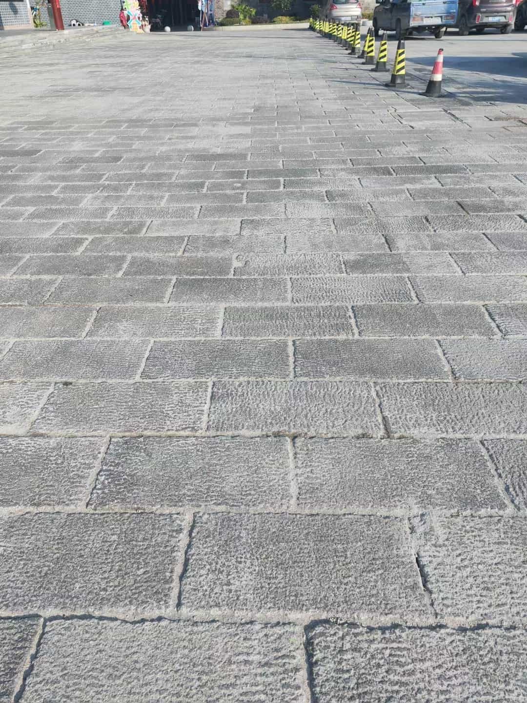 郑州仿古石铺装效果