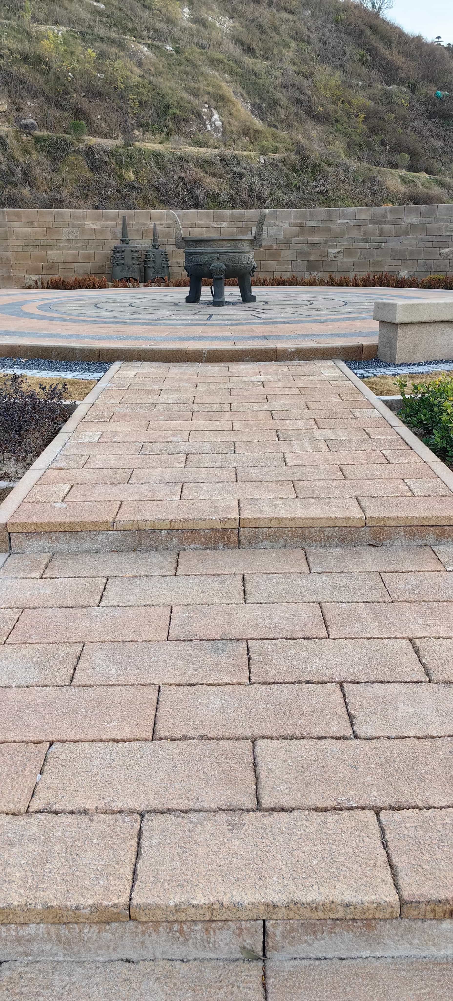 郑州仿古石铺装效果