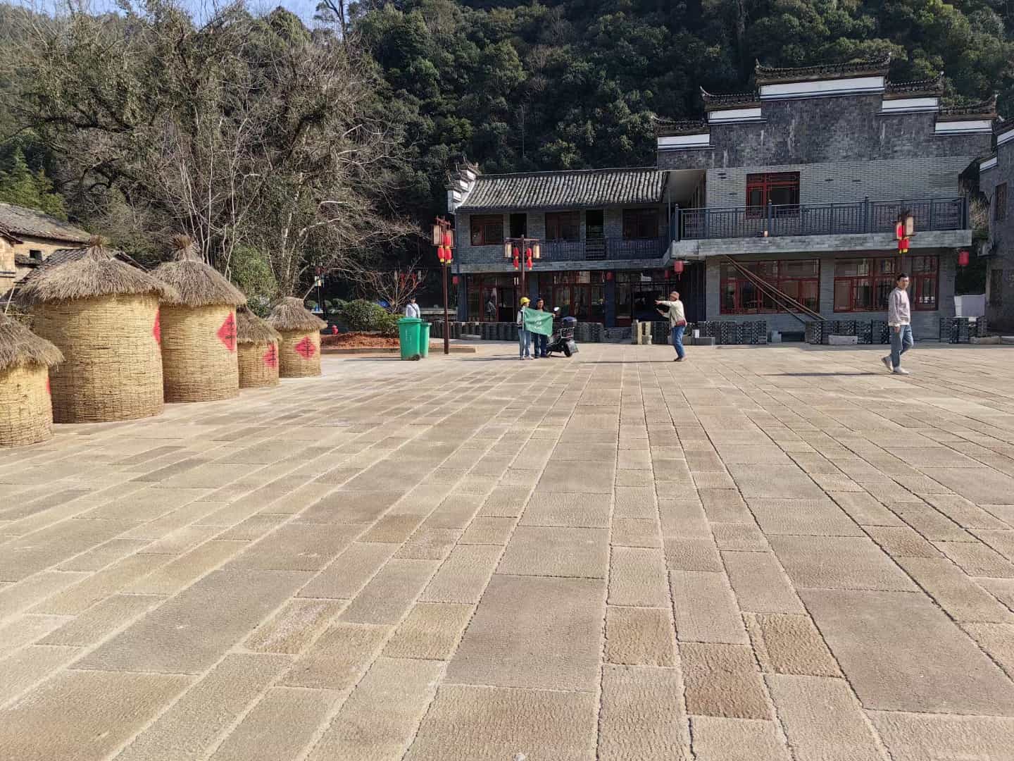 郑州仿古石铺装效果