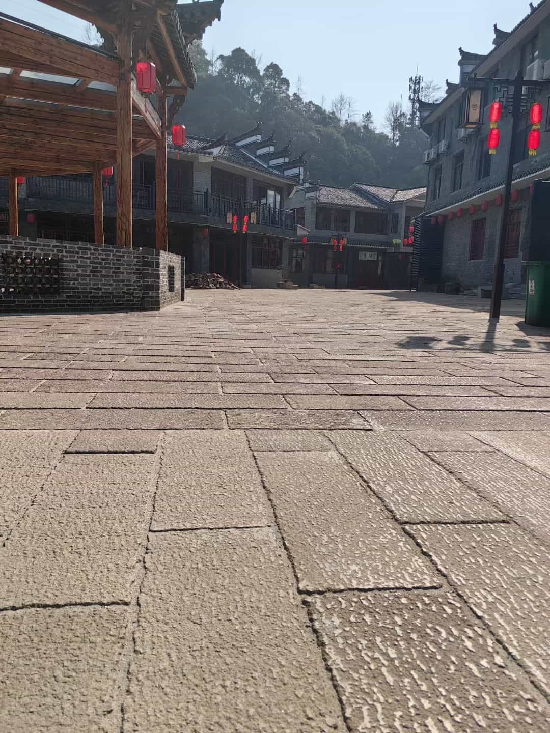 郑州仿古石铺装效果
