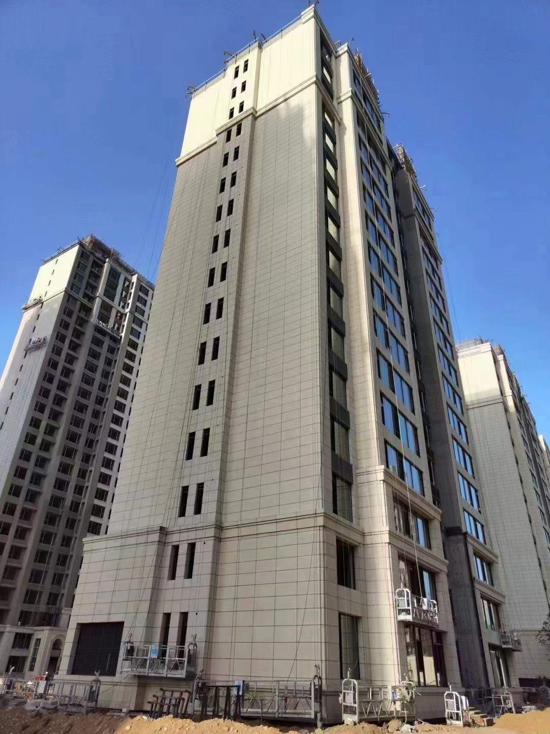 郑州黄金麻高端小区，外墙干挂
