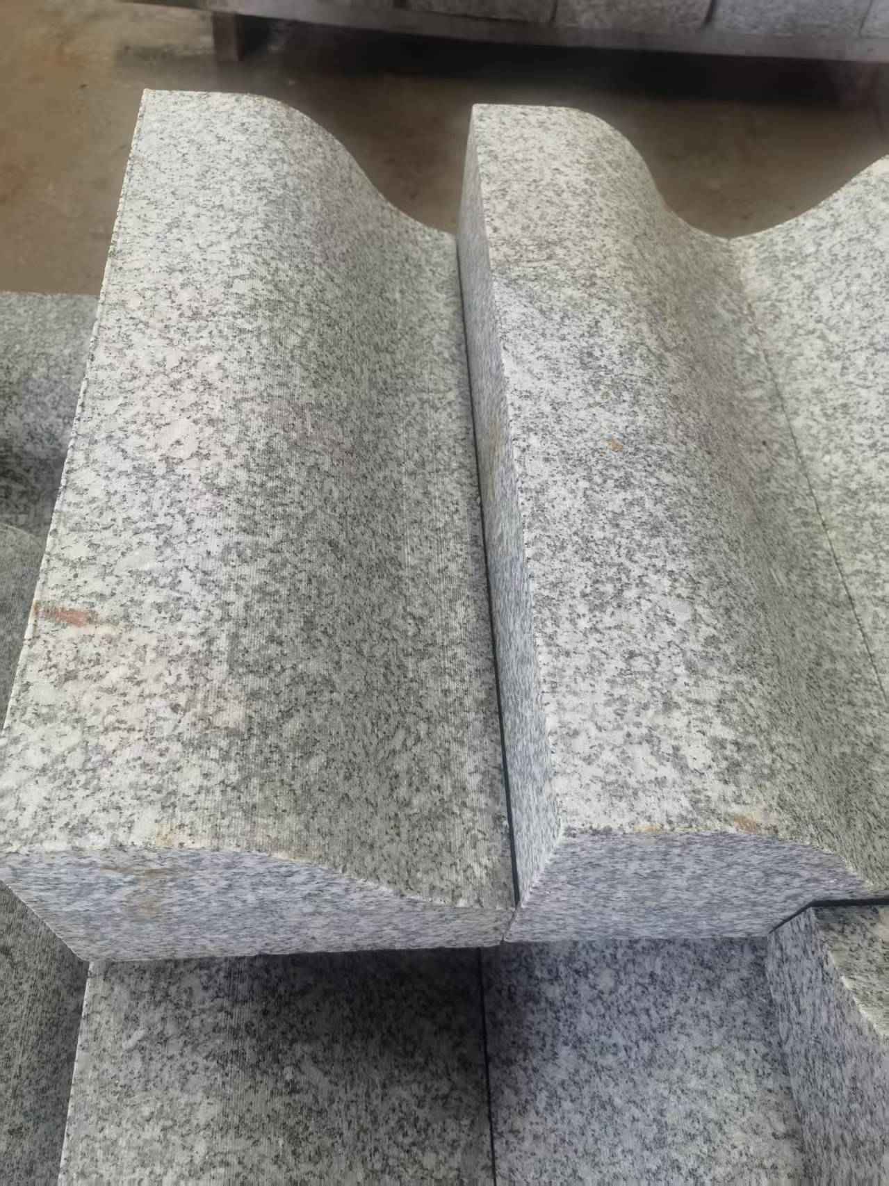 郑州芙蓉白S型拉丝面路沿石